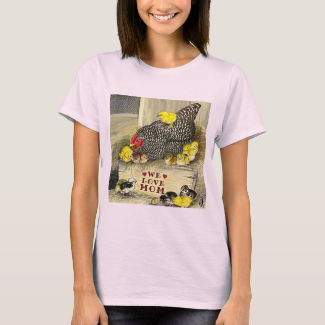 Muttertag: Wir Liebe Mama! T-Shirt (Vorderseite)