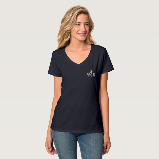 Muttertag | Women's V-Neck T-Shirt (Vorderseite Vollansicht)