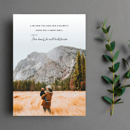 Muttertag - Zitat Pauschalreise-Karte Feiertagskarte