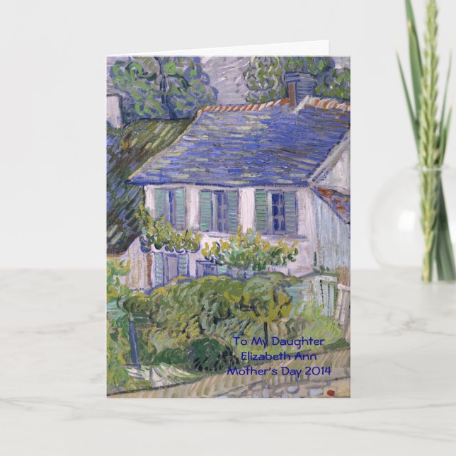 Muttertag zur Tochterkarte Karte (Vorderseite)