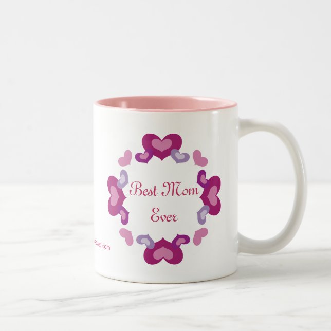 Muttertag Zweifarbige Tasse (Rechts)