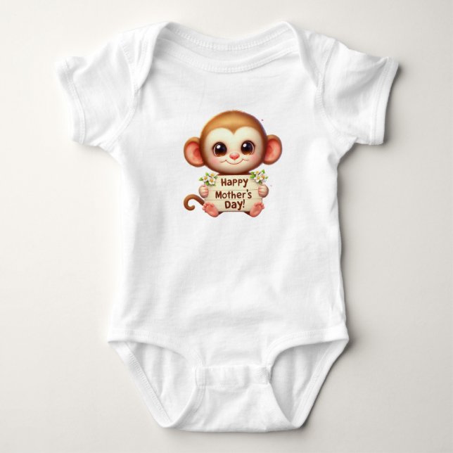 Muttertagaffe Baby Strampler (Vorderseite)