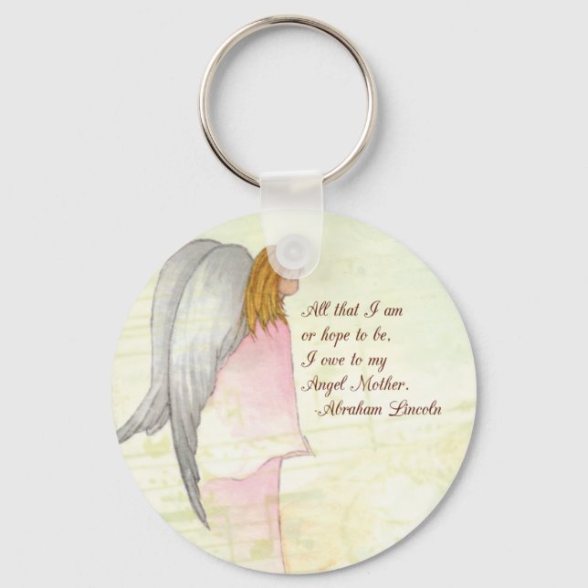 Muttertagengel Religious Schlüsselanhänger (Vorderseite)