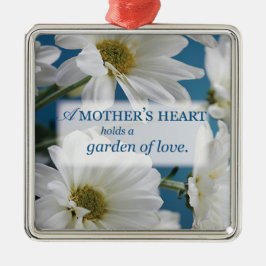 Muttertaggarten der Liebe, Daisies, Blue Sky Ornament Aus Metall