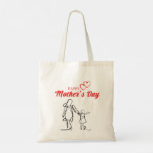 Muttertags-Art-Pillow - Mama & Kinder Liebe