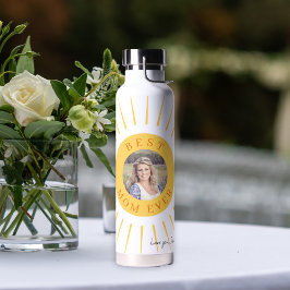 Muttertags beste Mutter je angepasstes Foto Liebe  Trinkflasche