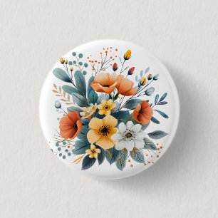 Muttertags-Boho-Blumen Clipart-61983 Button