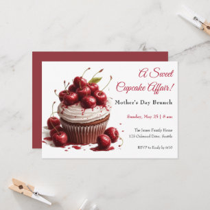 Muttertags-Brunch-Einladung – Cupcake-Angelegenhei Einladung