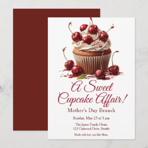Muttertags-Brunch-Einladung – Cupcakes Angelegenhe Einladung