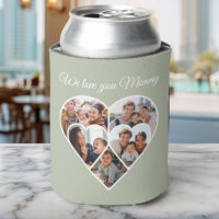Muttertags-Foto-Collage Herz Familienbild 