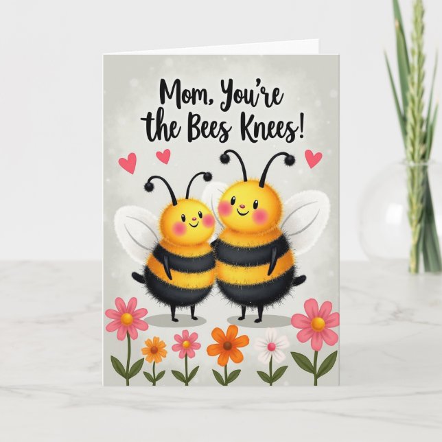 Muttertags-Karte Bees Knees Karte (Vorderseite)