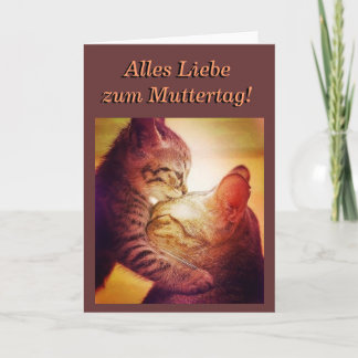 Muttertags-Kitty-Card Karte