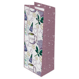 Muttertags-Lavendel Geschenktüte Für Weinflaschen