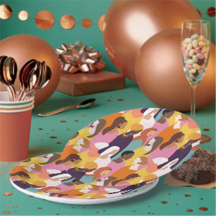 Muttertags-Papierplatten Pappteller