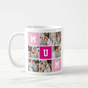Muttertags-Personalisierter-Foto-Collage-Becher Kaffeetasse