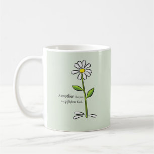 Muttertags-Religiöse Grüne Margerite Tasse