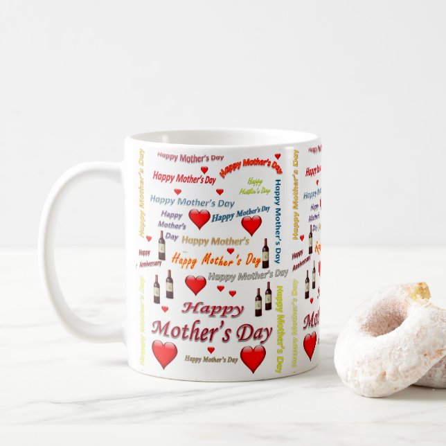 Muttertags-Tassen Kaffeetasse (Mit Donut)