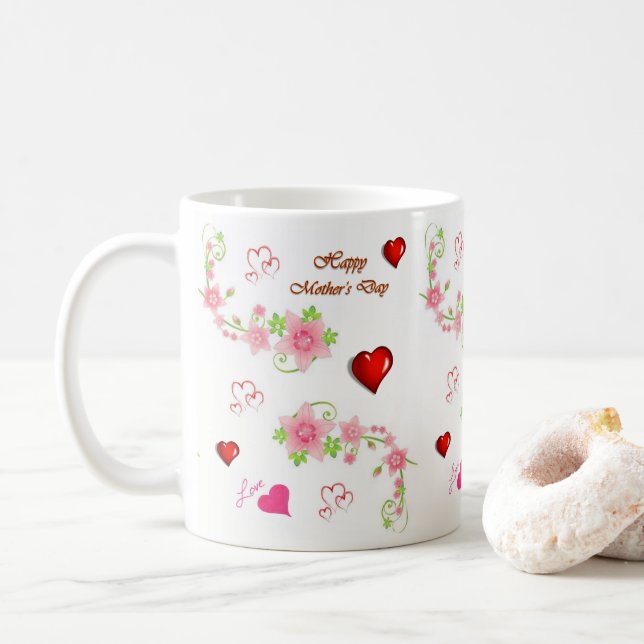 Muttertags-Tassen Kaffeetasse (Mit Donut)