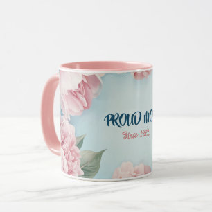 Muttertags-Tassentext "MOM" "Seit 1972" Tasse
