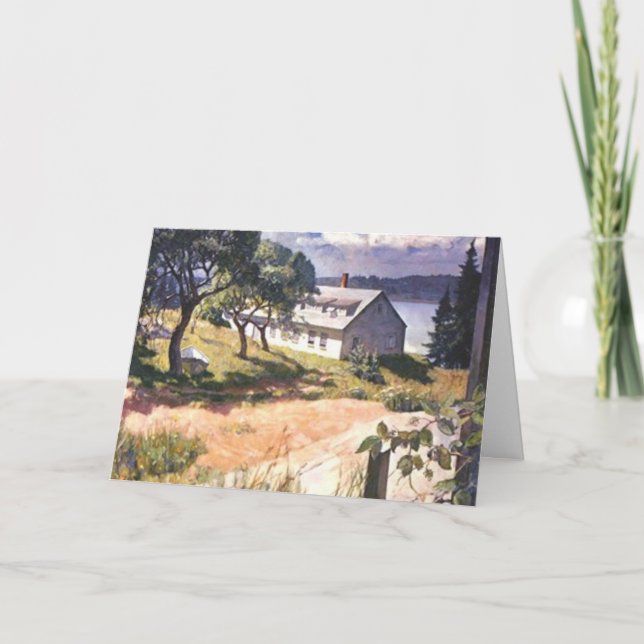 Muttertags Zuhause ist das Herz Karte (Vorderseite)