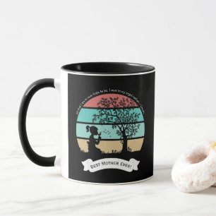 Muttertagsangebot unter der Angel-Mutter des Baume Tasse