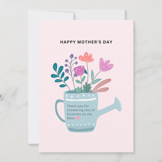 Muttertagsausdrücke Feiertagskarte (Vorderseite)