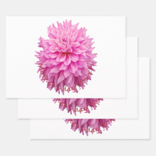 Muttertagsblumen Geschenkpapier Set