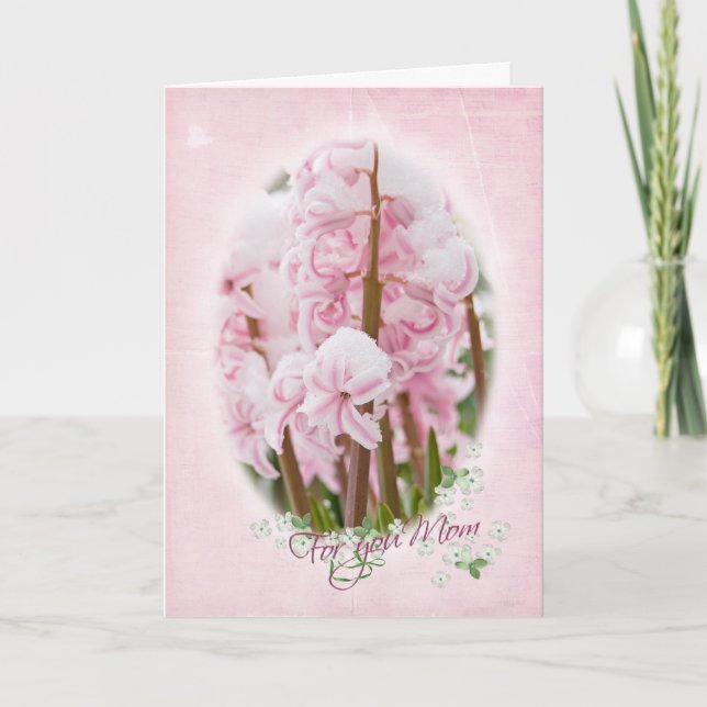 Muttertagsblüten Karte (Vorderseite)