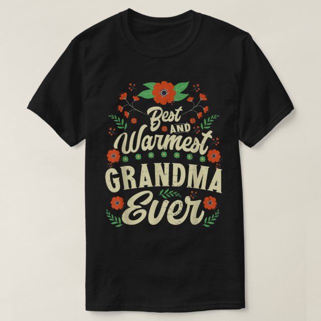 Muttertagsbotschaft für Großmutter  T-Shirt (Design vorne)