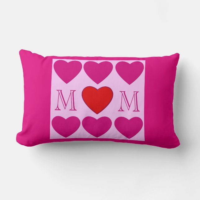 Muttertagsdekoration Lendenkissen (Vorderseite)