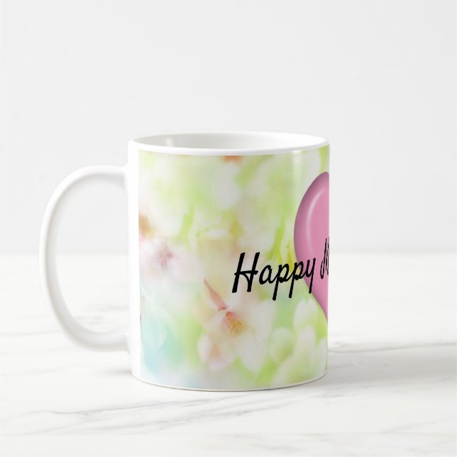 Muttertagsdesign Blumenelegantes Tasse (Links)