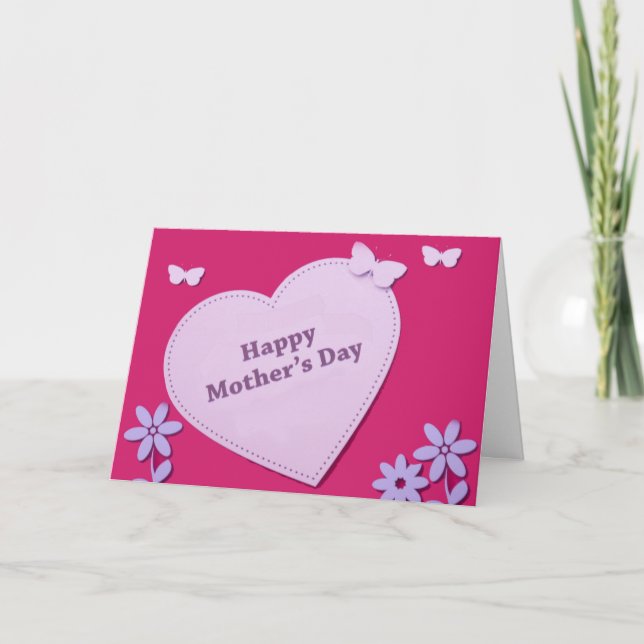 Muttertagsdesign für Muttertagskarte Karte (Vorderseite)