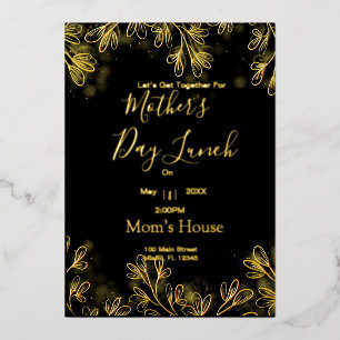 Muttertagsessen Folieneinladung