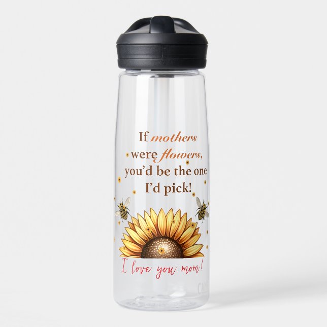 Muttertagsflasche Trinkflasche (Vorne)