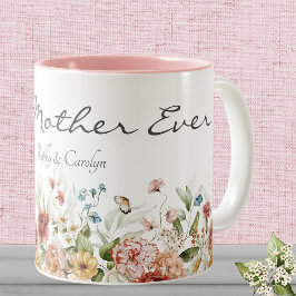 Muttertagsflora 11oz zweifarbige tasse