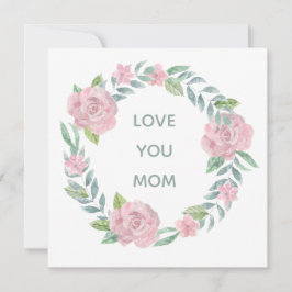 Muttertagsflorale Liebe Sie Mama Square Card
