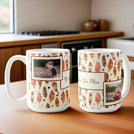 Muttertagsfunde mit Hintergründen Kaffeetasse