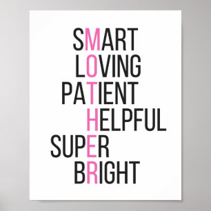 Muttertagsgedicht Poster