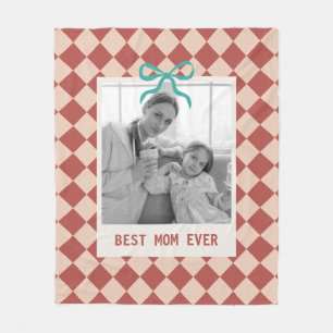 Muttertagsgeschenk Beste Mama Individuelles Foto D Fleecedecke
