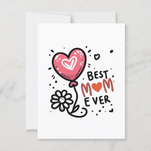 Muttertagsgeschenk Beste Mama je Postkarte