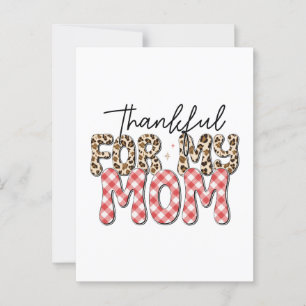 Muttertagsgeschenk Dankbar für meine Mutter Postkarte