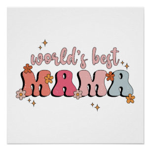 Muttertagsgeschenk   Das beste Mama der Welt Poster