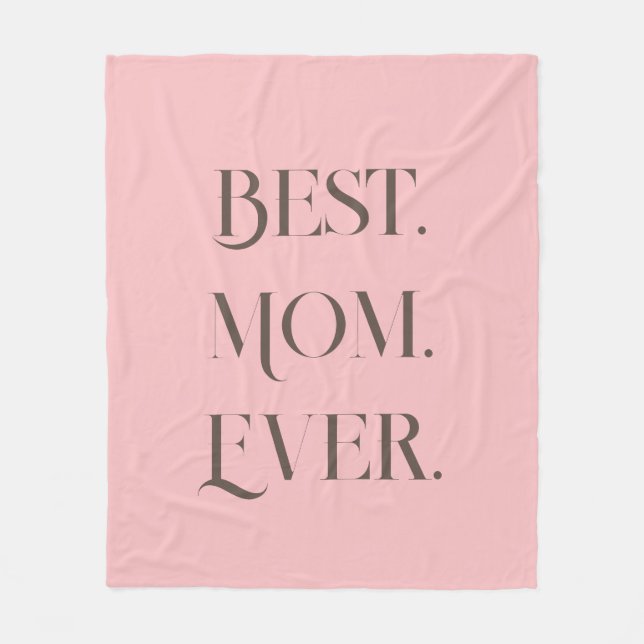 Muttertagsgeschenk Fleece Sherpa Blanket Rosa Nied (Vorderseite)