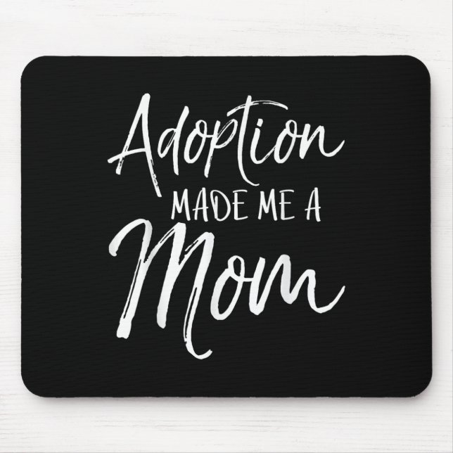 Muttertagsgeschenk für Adoptivmütter Adoption Gesc Mousepad (Vorne)