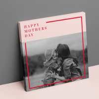 Muttertagsgeschenk für Rosa und Rotes Foto