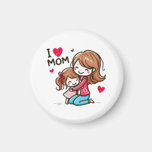 Muttertagsgeschenk I LIEBE MAMA Magnet
