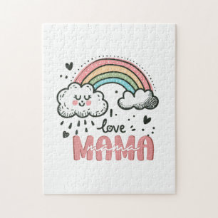 Muttertagsgeschenk I Liebe Mama Puzzle