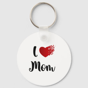 Muttertagsgeschenk Ich liebe Mama Herzexplosion Schlüsselanhänger
