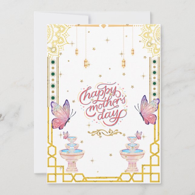 Muttertagsgeschenk /Karte Feiertagskarte (Vorderseite)