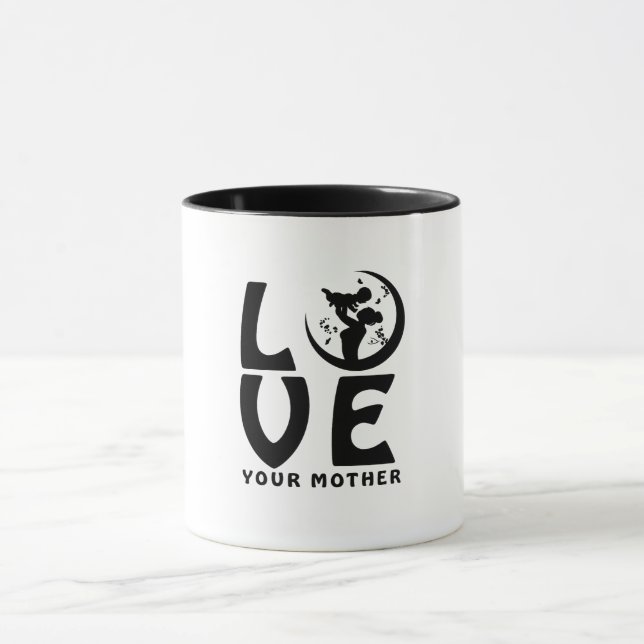 | Muttertagsgeschenk  Liebe Deine Mutter Tasse (Zentrum)